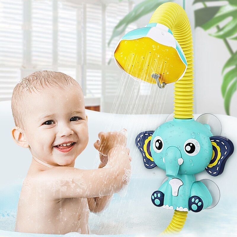 Jouets De Bain, Jeu D'eau, Modèle Éléphant Avec Robinet De Douche, Eau Pulvérisée Électrique, Natation, Toilette, Nouvelle Collection, Cadeaux Pour Enfant, Bébé
