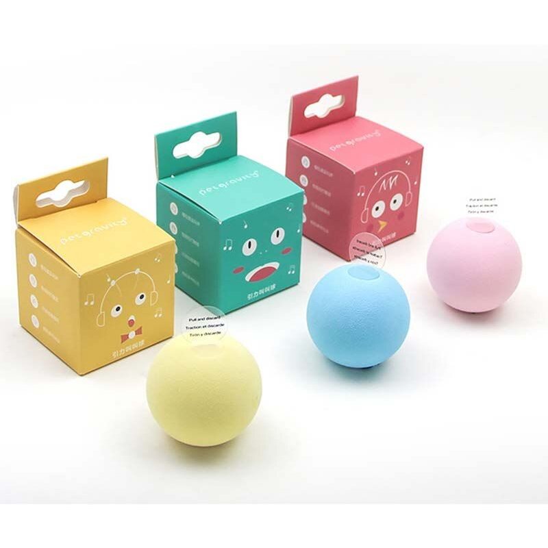 Boule De Gravité Intelligente Pour Chat, Jouet Interactif Pour Animal De Compagnie Qui Couine, Simulation Du Son Des Insectes, Nouveauté