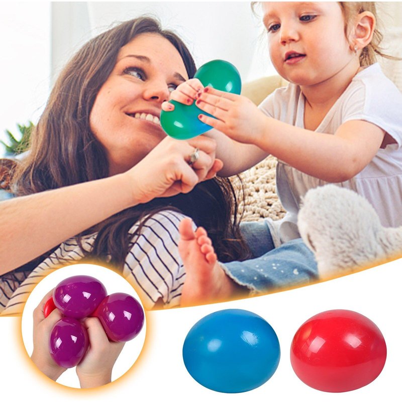 Balles À Lancer Au Plafond, Balle De Décompression, Cible Collante, Jouets, Jeu Familial