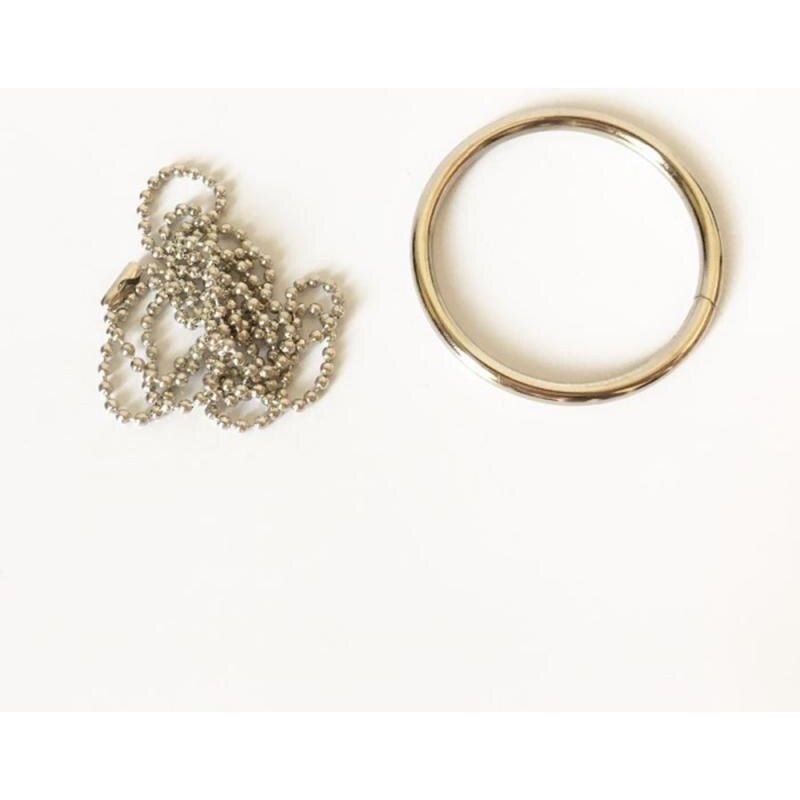 Anneau et chaîne magiques pour débutants, collier pour enfants, Illusion de tours de noeuds, petit cadeau, accessoires de jouets magiques