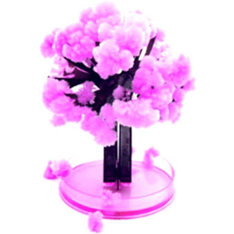 Cerisier De Bureau Rose Frais Japonais, 12x8cm, Arbre Sakura Magique, Nouveau, Fabriqué Au Japon