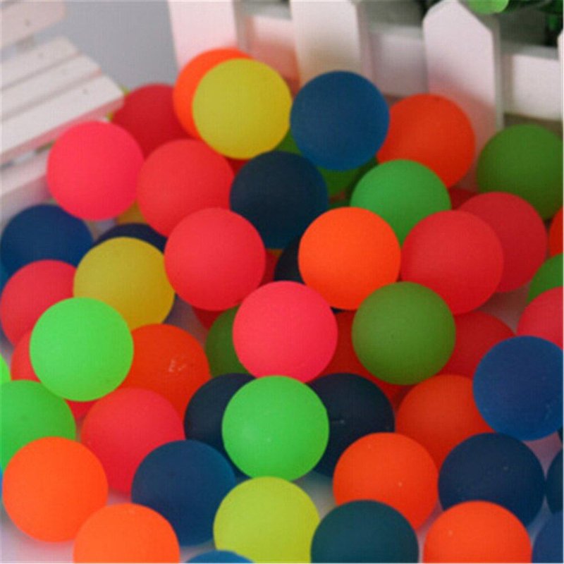 Boule En Caoutchouc Élastique Colorée Pour Enfants, 10 Pièces, Jouet Mixte, Balle Rebondissante, Jeux De Sport De Plein Air, Balles De Saut, Jouets Pour Le Bain