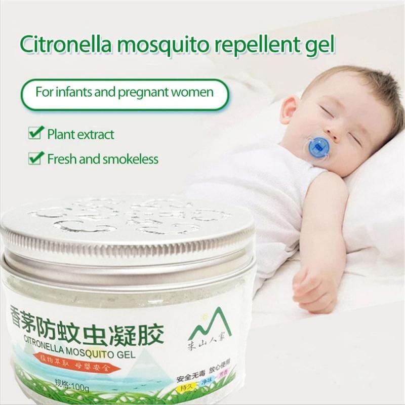 Gel Anti-Moustique Citronnelle, Plante Pour Enfants, Non Toxique, Sans Danger Pour Les Femmes Enceintes, Crème Répulsive Contre Les Moustiques Domestiques Pour Bébé, 1 Pièce