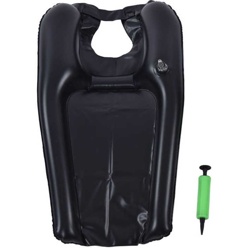 Plateau de shampoing gonflable, plateau de lavage des cheveux Portable avec pompe de gonflage, bassin de shampoing léger