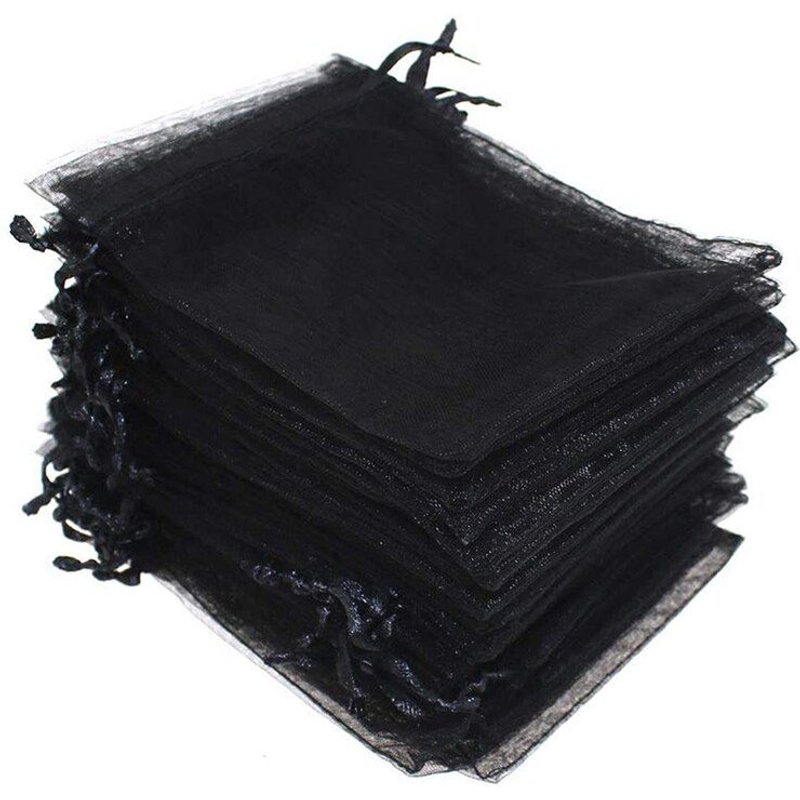 Sacs de culture de fruits en Nylon, 100 pièces, pochettes de culture de plantes de jardin avec cordon de serrage, sac de Protection Anti-oiseau pour raisin, Agriculture, lutte antiparasitaire