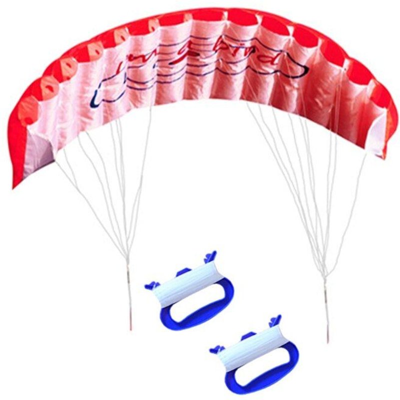 Cerf-Volant De Sport Doux, Pour La Plage, Vacances D'été, Extérieur, Jouet D'arrière-Cour Avec Double Ligne, Ficelle De 30m, Activité Familiale Qx2d