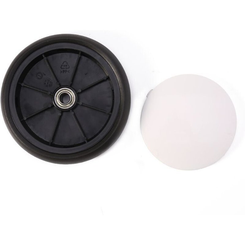Roues Avant Légères Et Pneus Compatibles Avec Les Accessoires De Poussettes, Mini Roue Complète Noire De Minuit Qx2d