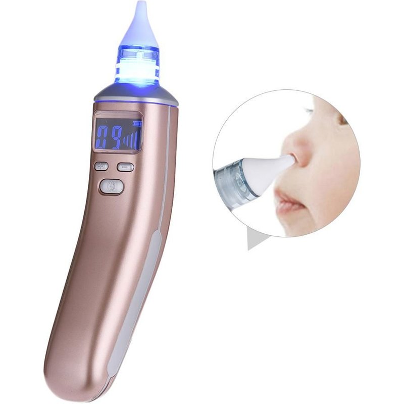 Aspirateur Nasal Ălectrique Pour BĂ©bĂ©, Dispositif De Nettoyage Du Nez Rechargeable Pour Nouveau-NĂ©, Dispositif D'aspiration Nasale, ArrĂȘt Automatique