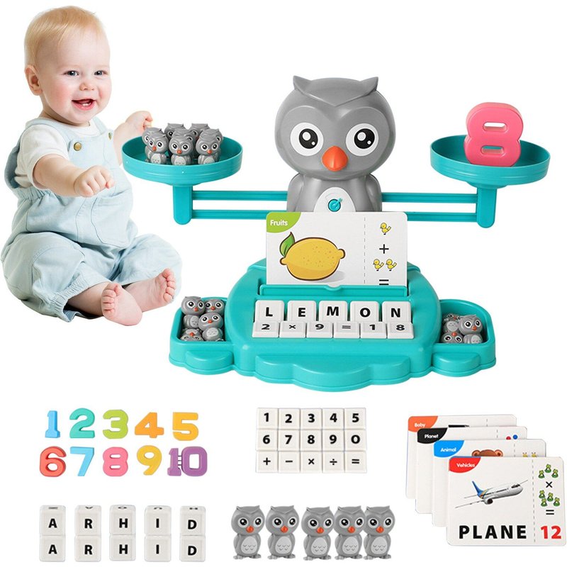 Balance De Hibou Montessori, Jeu De Maths, Comptage, Jouets Éducatifs De Société, Apprentissage Précoce, Cadeaux D'anniversaire Pour Enfants