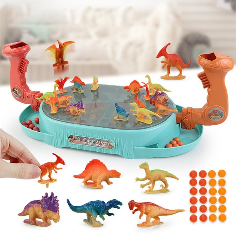 Jeu De Combat De Dinosaures À Deux Joueurs, Jeu De Société De Tir De Dinosaures, Jouets Éducatifs Pour Enfants