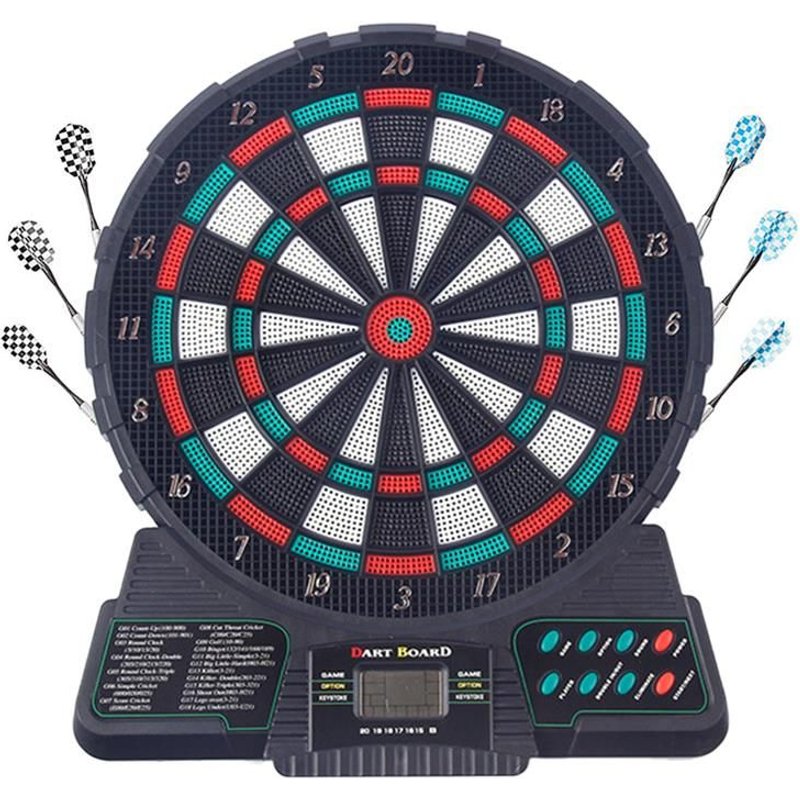 Jeu de vol de fléchettes et de fléchettes à pointe souple, écran LCD, marquage automatique, fléchettes suspendues, panneau cible pour mur domestique