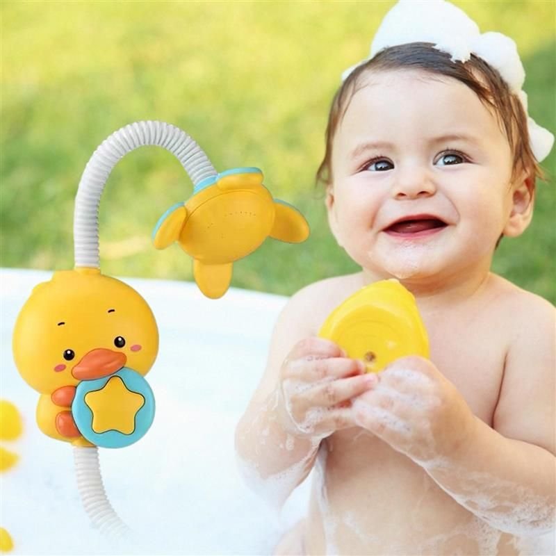 Jouets De Bain Pour Bébé, Arroseur De Douche Électrique, Jouets De Bain Pour Enfants, Ventouse De Douche À Pulvérisation D'eau, Jouets De Baignoire Pour Tout-Petits