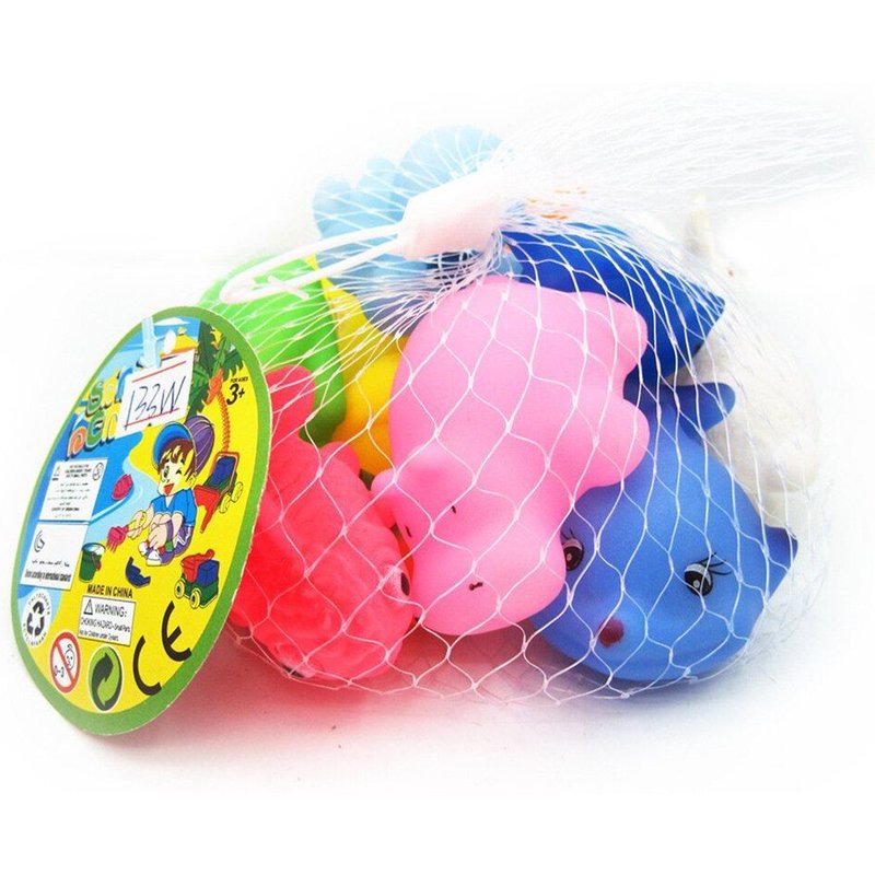 Jouets De Bain Pour Bébé, 12 Pièces, Baignoire Avec Son Bibi, Ensemble De Jouets D'eau, Piscine, Plage, Cadeaux Pour Filles Et Garçons