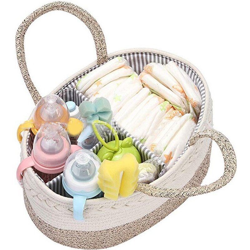Caddie À Couches Pour Bébé, Boîte De Rangement, Panier De Rangement Élégant, Sac Portable, Sac De Rangement Pour Voiture