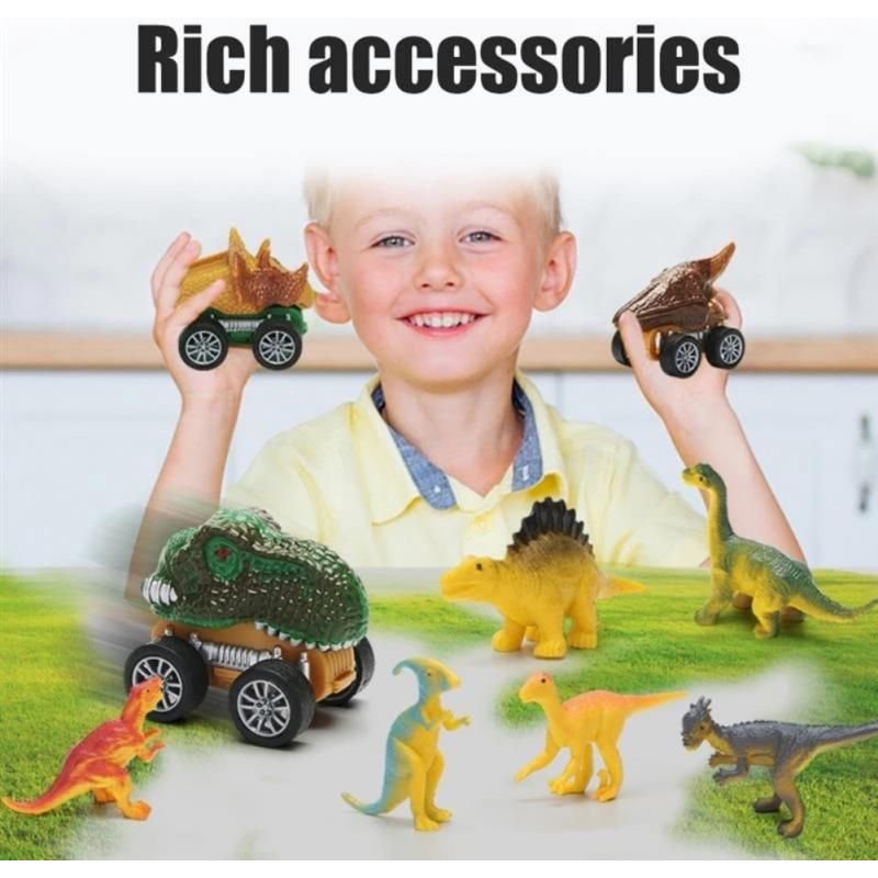 Camion De Transport De Dinosaures, Voiture, Conteneur, Modèle De Stockage, Éclairage, Musique, Jouets Pour Enfants, Cadeau Pour Garçons