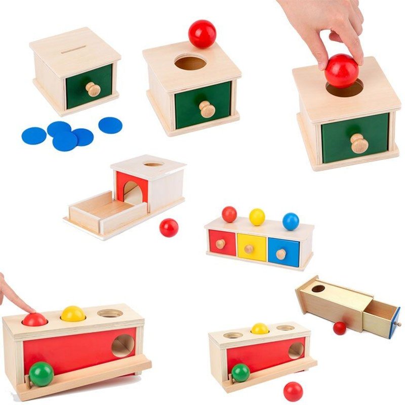 Blocs En Bois Montessori Pour Enfants, Jouets Éducatifs Précoces, Sens Des Couleurs, Cognition, Forme Géométrique, Jouets Assortis, Cadeau Pour Enfants