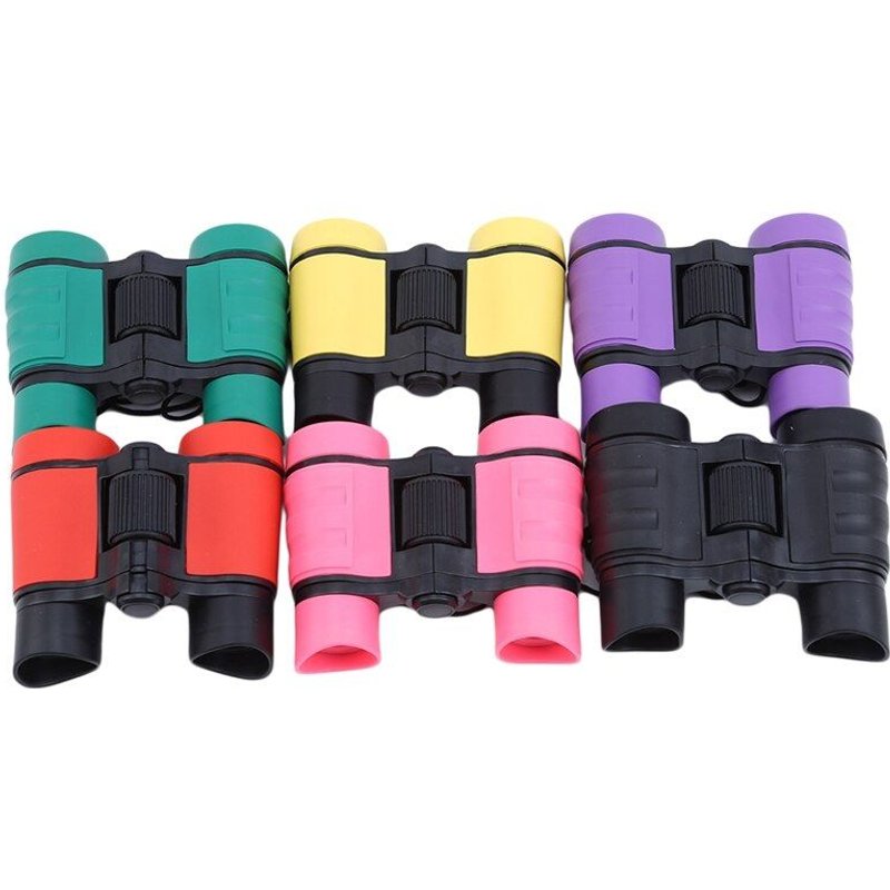 Jumelles Pour Enfants, Grossissement 4x, Télescope Pour Enfants, Jouet Film Bleu Pour Petites Mains, Observation D'oiseaux, Voyage Randonnée