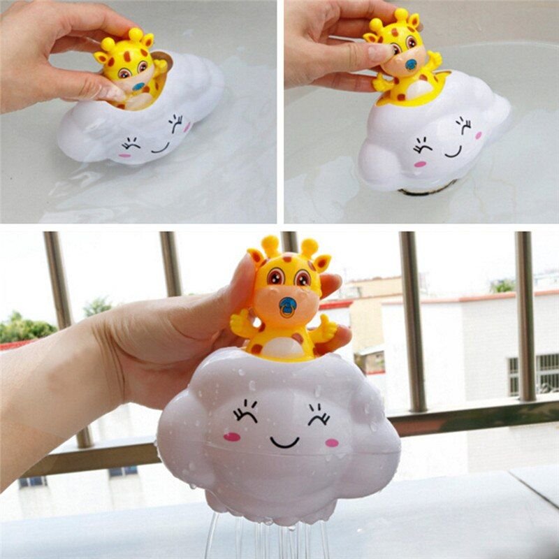 Jouets De Bain Pour Bébé, Jeu De Salle De Bain, Jouets Éducatifs, Douche, Nuage De Pluie, Cerf, Douche De Plage, Outil De Pulvérisation D'eau Abs
