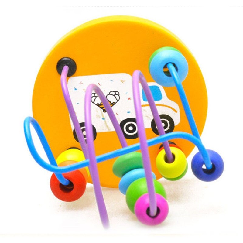 Labyrinthe De Perles En Bois 6 En 1, Cube D'activitĂ© Naturelle, Jouet Ăducatif Pour Enfant, Apprentissage PrĂ©coce, Maths, Lettres, Horloge