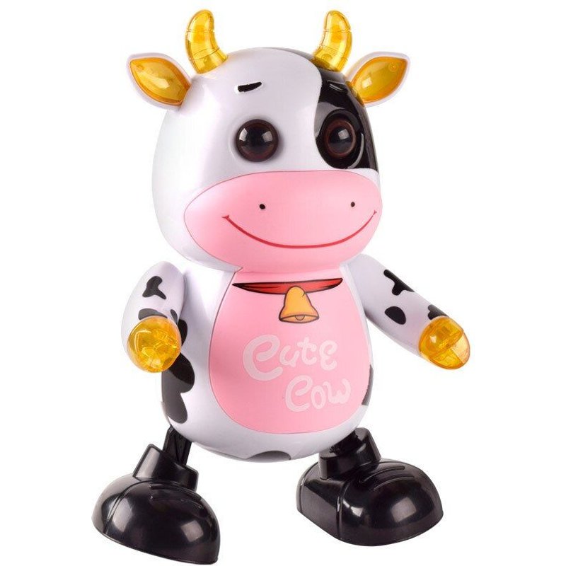 Robot De Danse En Forme De Vache Pour Bébé, Jouet Électrique, 14 Chansons, Musique, Lumière Et Son, Interactif Parent-Enfant, Cadeau De Noël Pour Enfant En Bas Âge