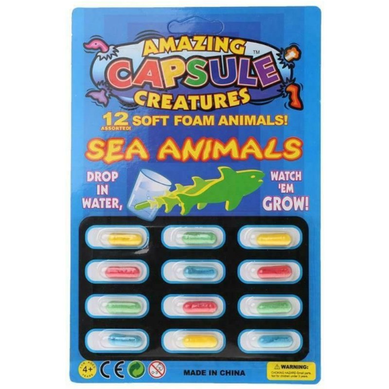 Capsule Plus Grande À Absorption D'eau, Jouets En Mousse Souple Pour Bébé, Jouet Amusant, Éducatif, Cognitif, Diy