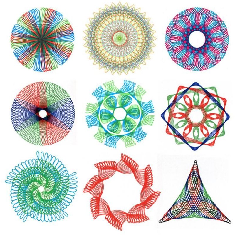 Planche À Dessin Spirographe Pour Enfants, Règle De Dessin Créative, Modèle, Règle Géométrique, Outils De Dessin Pour Enfants, Jouets Éducatifs