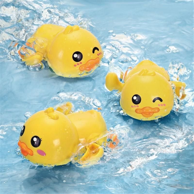 Jouets De Bain Pour Bébé, Canard Nageur, Horloge, Jeu Dans L'eau, Grands Yeux, Mignons, Jouets Éducatifs Pour Bébé