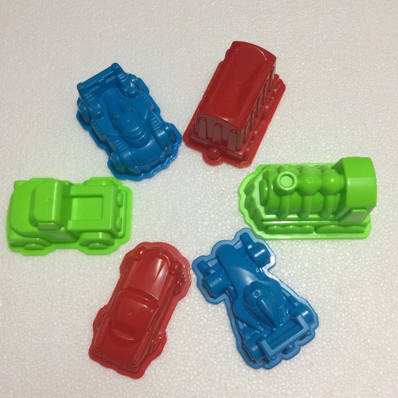 Combinaison De Voiture, Jeu De Puissance, Moules À Sable, Espace De Jeu, Puzzle, Kit De Jouets De Plage, 6 Pièces