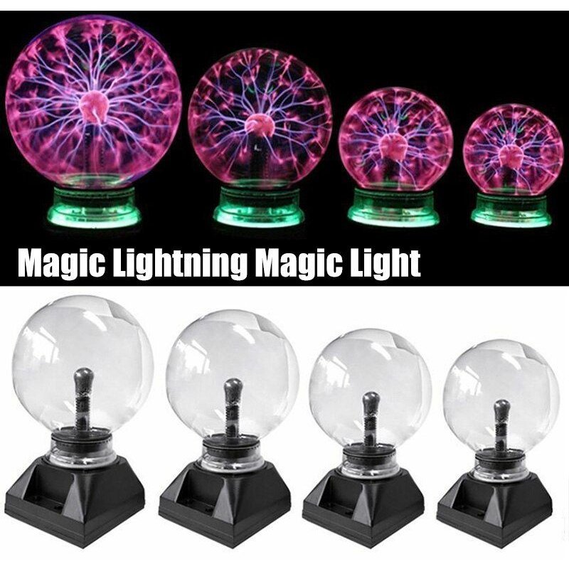 Lampe Ă Plasma Tactile, Boule Magique, Sensible Au Son, DĂ©coration De FĂȘte, Chambre D'enfant, Cadeau D'anniversaire Pour Petite Amie