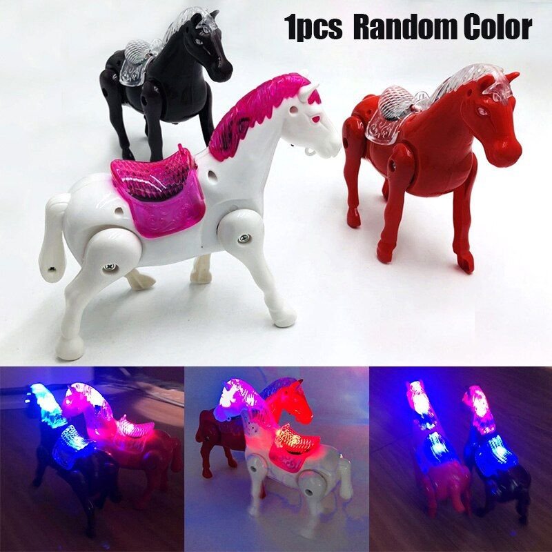 Jouet Électrique Pour Enfants, 1 Pièce, Musique Universelle, Cheval, Dessin Animé, Animal, Jouet Éducatif, Mignon, Durable, Cadeau Pour Enfants
