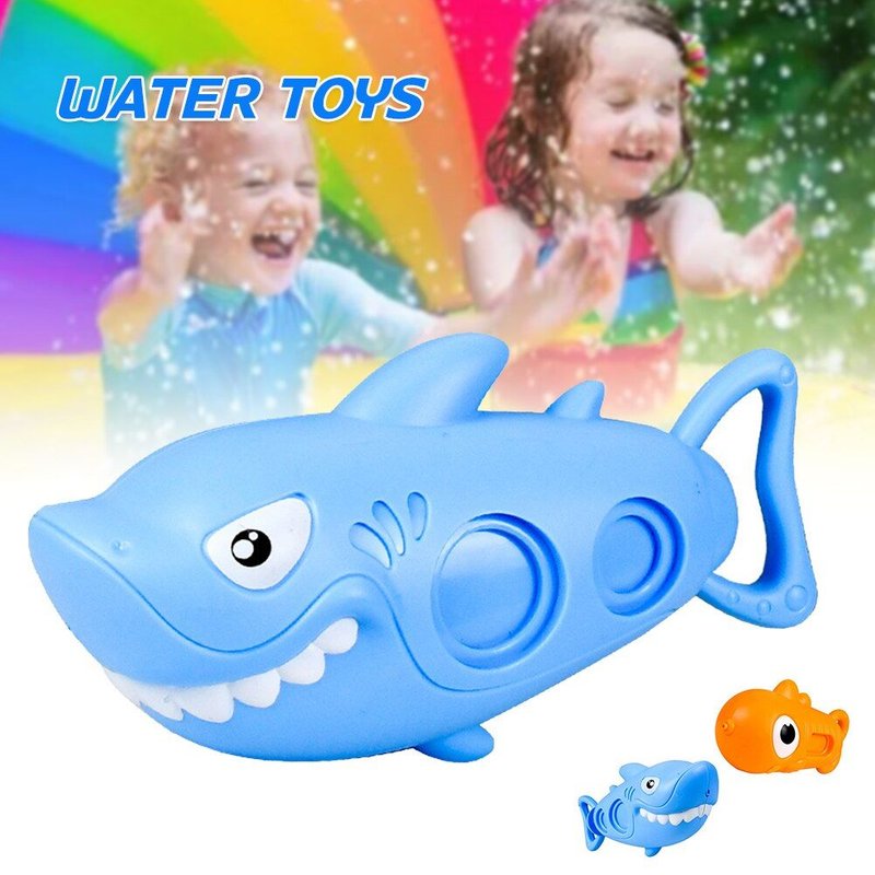 Jouet De Bain Pour La Famille, Jet D'eau, Facile À Transporter, Requin, Lbv