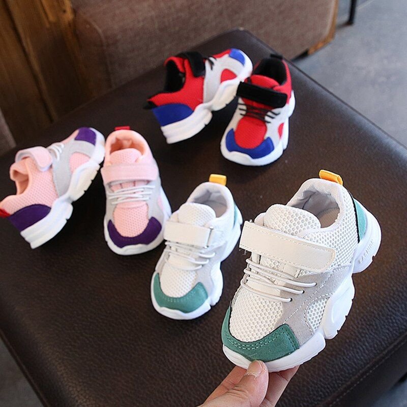 Chaussures De Sport Pour Enfants, Baskets De Course En Maille, Décontractées, Pour Bébés Garçons Et Filles