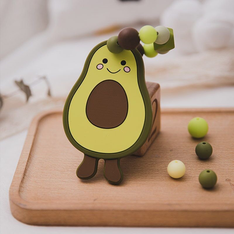 Bracelet De Dentition En Silicone Pour Bébé, 1 Pièce, Perles De Qualité Alimentaire, Pendentifs Pour Soins Infirmiers, Cadeaux Pour Infirmières