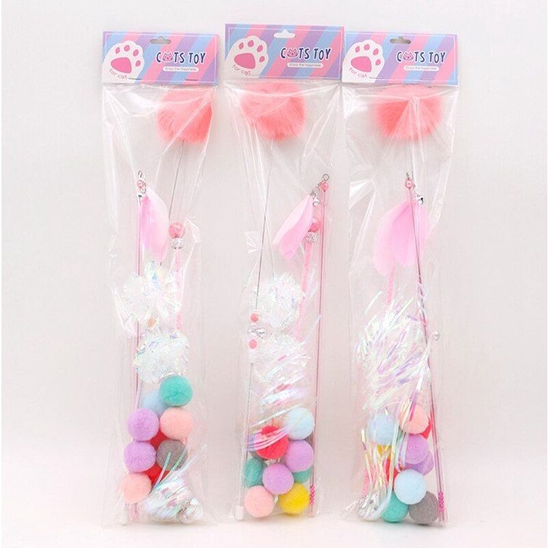 Jeu De Baguettes Pour Chat, 15 Pièces, Jouet Interactif, Boule Froissée Pour Chaton, Jouet D'entraînement Amusant, Legendog