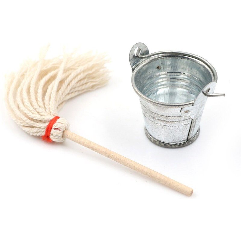 Balai Serpillière De Cuisine Et Jardin Échelle 1:12, Maison De Poupée Miniature, Meubles De Jeu Classiques, Jouets Mignons, Cadeaux Créatifs, 2 Pièces/Ensemble