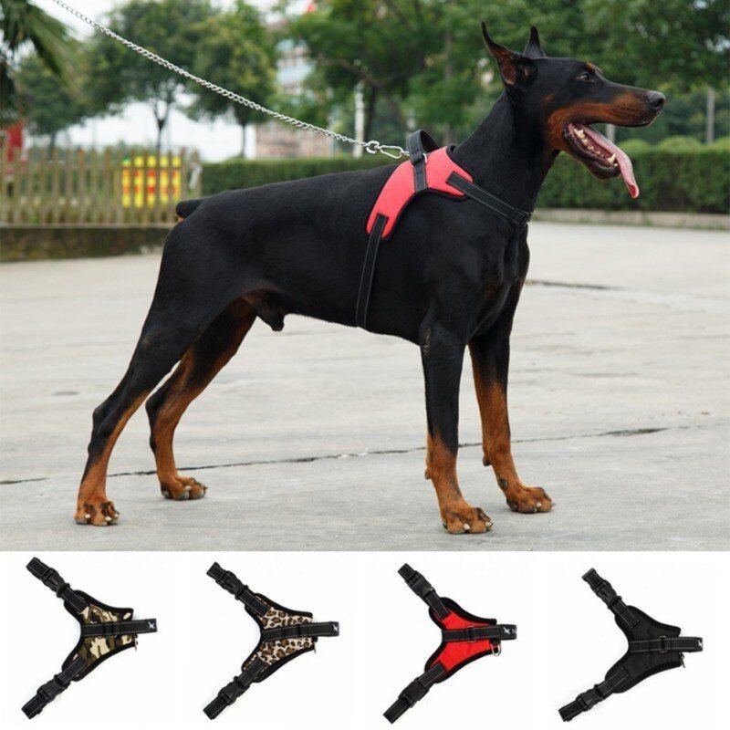 Harnais Doux Et Résistant Pour Chien, Collier Réglable, Respirant, Grand, Moyen Et Petit Gabarit, Gilet Pour Chien Husky, Fournitures