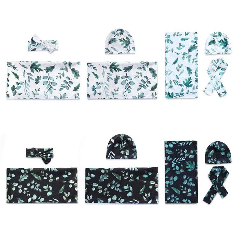 Bandeau À Emmailloter Pour Nouveau-Né, En Coton, Pour Cheveux