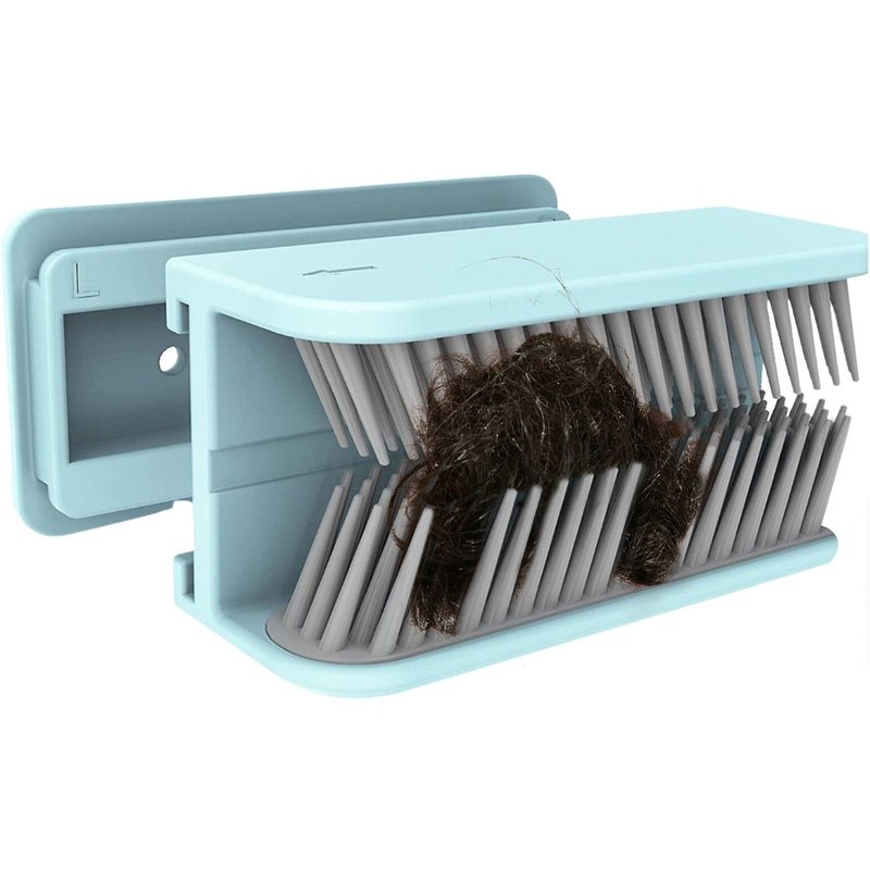 Piège à cheveux mural en Silicone, pour douche, protection de vidange de douche et baignoire avec adhésifs pour empêcher le drainage