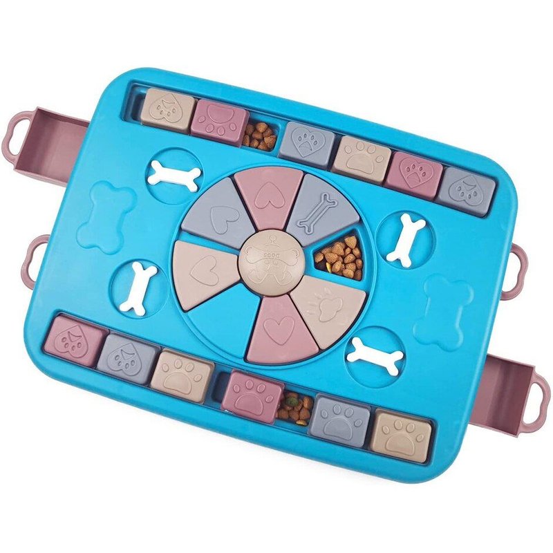 Fournitures Pour Animaux De Compagnie Antidérapantes, Apprentissage Précoce Du Chien, Slow Feeder, Puzzle Interactif À La Maison, Jouet Bol De Nourriture, Accessoires Solides Anti-Boulochage