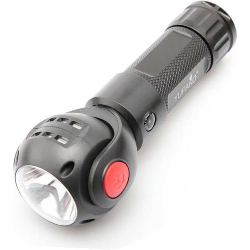 Lampe torche LED rotative à 360 °, alimentée par technologie COB, Rechargeable par USB, idéale pour le travail ou le Camping