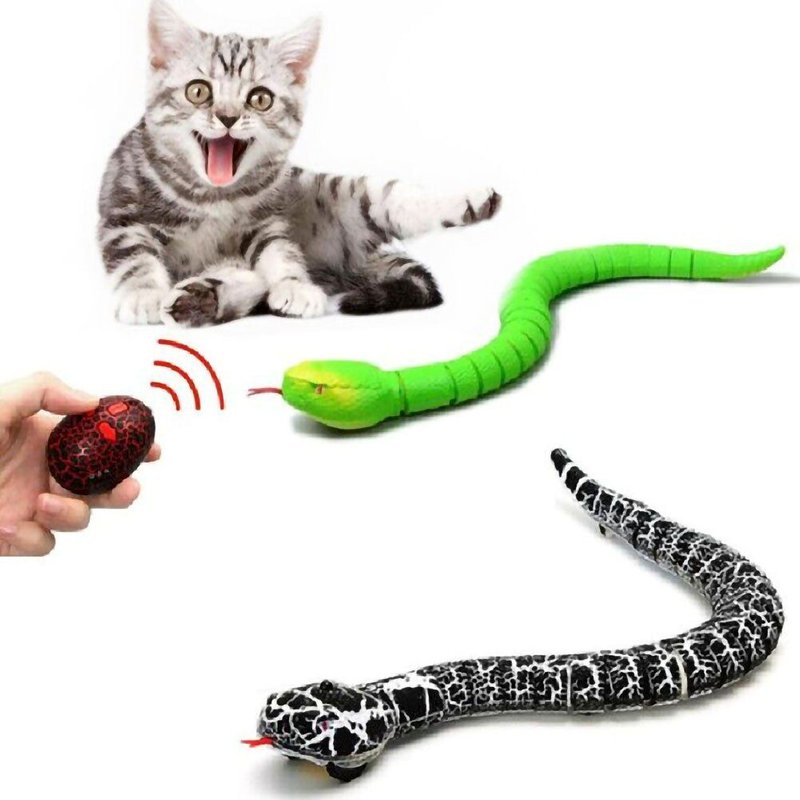 Jouet De Simulation Infrarouge Serpent À Sonnette, Télécommande Électrique, Corps Segmenté, Jouet Pour Enfants, Chien Chat