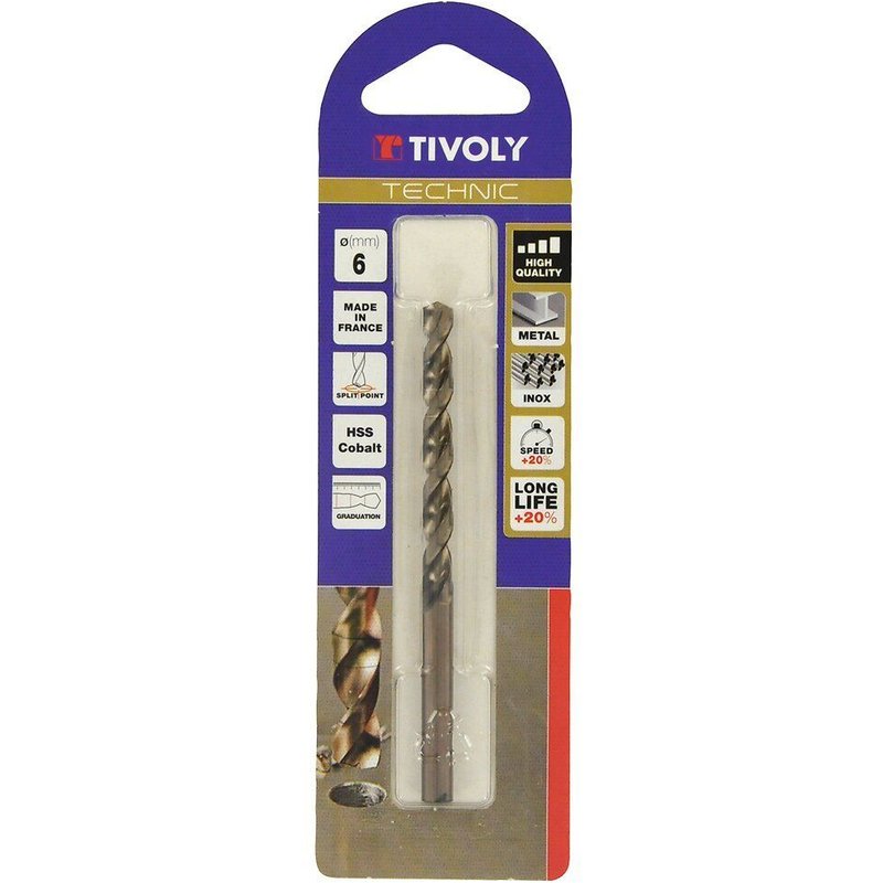 Foret métal Technic HSS cobalt diamètre 8.5mm