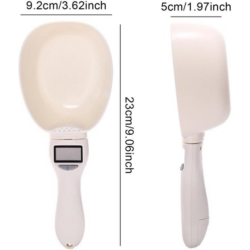 Balance De Nourriture Pour Chien, Cuillère Avec Écran Lcd, Bol D'alimentation Pour Chat, Mètre De Mesure, Pesée, Outil De Cuisine, Fournitures Pour Animaux De Compagnie