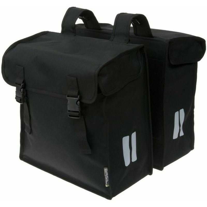 Sacoches latérales arrière vélo Basil Mara 47 Litres noir