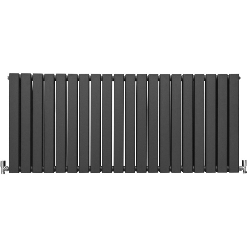 Radiateur Plat Gris Anthracite 60 cm x 140 cm Salle de Bain Radiateur Mural Chauffage Central Design Scandinave