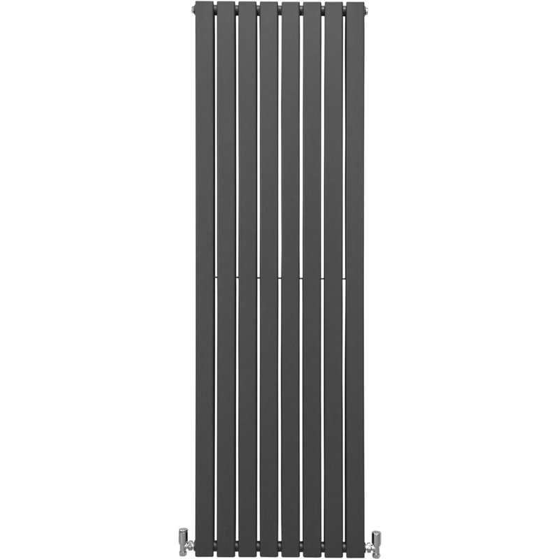 Radiateur Plat Gris Anthracite 180 cm x 56 cm Salle de Bain Radiateur Mural Chauffage Central Design Scandinave