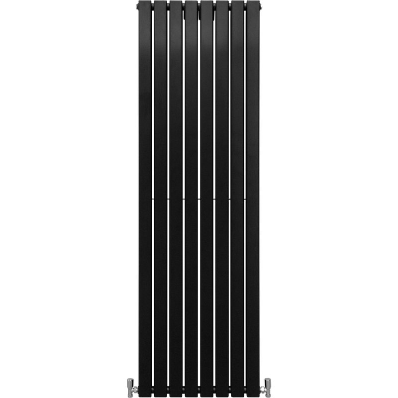 Radiateur Plat Noir Mat 180 cm x 56 cm Salle de Bain Radiateur Mural Chauffage Central Design Scandinave