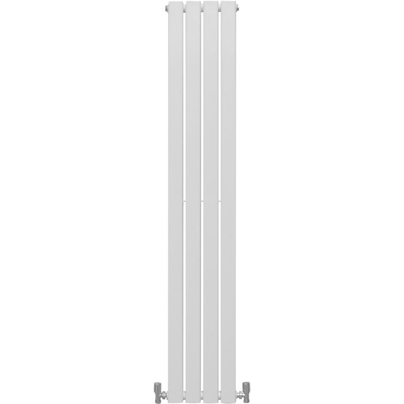 Radiateur Plat Blanc Brillant 160 cm x 28 cm Salle de Bain Radiateur Mural Chauffage Central Design Scandinave