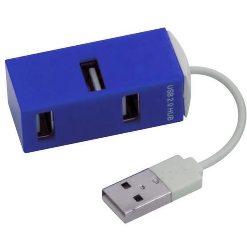 Multiplicateur de port USB 4 Ports HUB USB Couleur - Blanc
