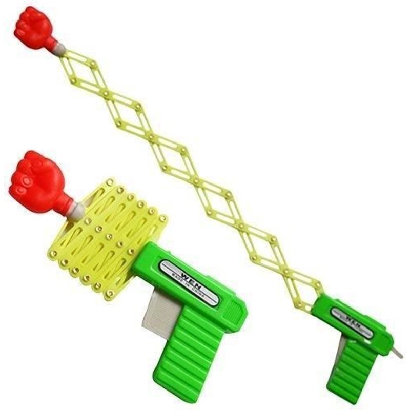Pistolet Extensible Poing En Plastique * Matière : Plastique * Dimensions Fermé : 20 X 9 Cm * Longueur Étendu : 47 Cm